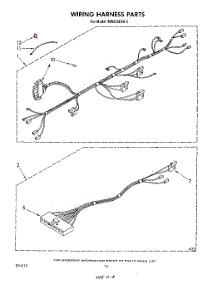 10 - Wiring Harness parts for Whirlpool Microwave MW850EXR0 / from AppliancePartsPros.com