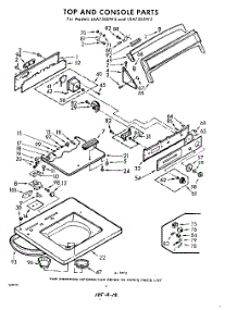 04 - Top And Console parts for Whirlpool Washer LXA7505W5 / from AppliancePartsPros.com