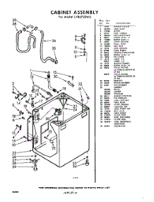 02 - Cabinet parts for Whirlpool Washer LVB6700W0 / from AppliancePartsPros.com