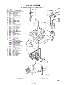 03 - Drive parts for Whirlpool Washer LXA7800W1 / from AppliancePartsPros.com