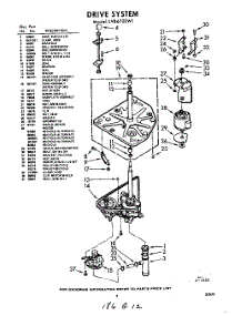 03 - Drive parts for Whirlpool Washer LVB6700W1 / from AppliancePartsPros.com
