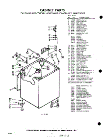 02 - Cabinet parts for Whirlpool Washer LWA7749W0 / from AppliancePartsPros.com