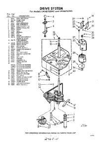 03 - Drive parts for Whirlpool Washer LWA8700W0 / from AppliancePartsPros.com