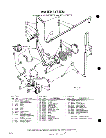 06 - Water System parts for Whirlpool Washer LWA8700W0 / from AppliancePartsPros.com