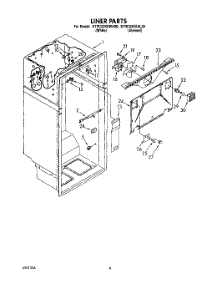 03 - Liner parts for Kitchenaid Refrigerator KTRC22KXAL20 / from AppliancePartsPros.com