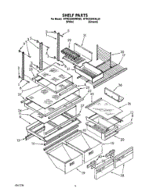 05 - Shelf, Lit / Optional parts for Kitchenaid Refrigerator KTRC22KXAL20 / from AppliancePartsPros.com