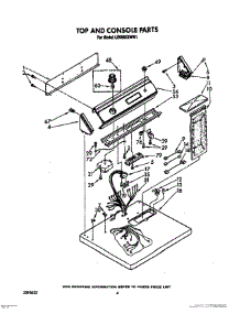 03 - Section parts for Whirlpool Dryer LE9680XWN1 / from AppliancePartsPros.com