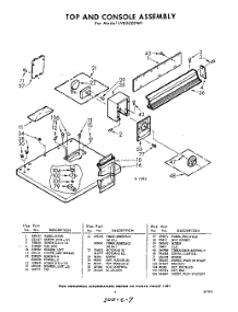 03 - Section parts for Whirlpool Dryer LVE3200W1 / from AppliancePartsPros.com