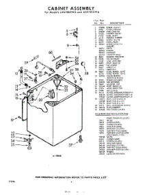 02 - Cabinet parts for Whirlpool Washer LXA7800W6 / from AppliancePartsPros.com