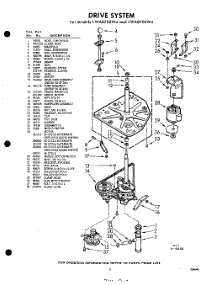 03 - Drive parts for Whirlpool Washer LWA8700W4 / from AppliancePartsPros.com