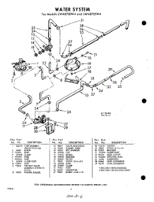 06 - Water System parts for Whirlpool Washer LWA8700W4 / from AppliancePartsPros.com
