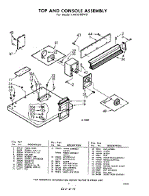 03 - Section parts for Whirlpool Dryer LVE3200W2 / from AppliancePartsPros.com