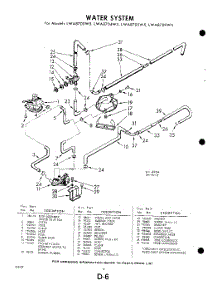 06 - Water System parts for Whirlpool Washer LWA8700W5 / from AppliancePartsPros.com