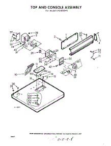 02 - Section parts for Whirlpool Dryer LVE4800W1 / from AppliancePartsPros.com
