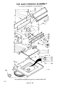 04 - Top And Console parts for Whirlpool Washer LXA7805W3 / from AppliancePartsPros.com