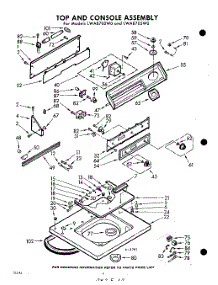 04 - Top And Console parts for Whirlpool Washer LWA8705W0 / from AppliancePartsPros.com