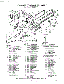 03 - Section parts for Whirlpool Dryer LVE5500W0 / from AppliancePartsPros.com