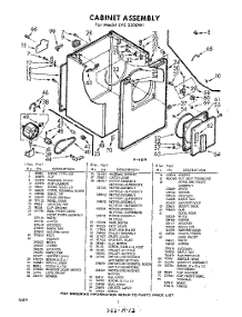 02 - Section parts for Whirlpool Dryer LVE5500W1 / from AppliancePartsPros.com