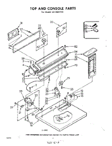 02 - Top And Console parts for Whirlpool Dryer LDI8801W0 / from AppliancePartsPros.com