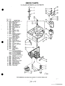 03 - Drive parts for Whirlpool Washer LXA7860W0 / from AppliancePartsPros.com