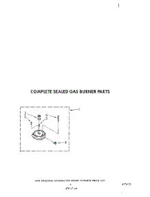 04 - Complete Sealed Gas Burner parts for Kitchenaid Cooktop KGCT365TBL1 / from AppliancePartsPros.com