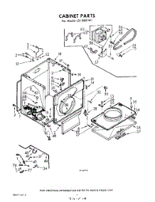 04 - Section parts for Whirlpool Dryer LDI8801W1 / from AppliancePartsPros.com