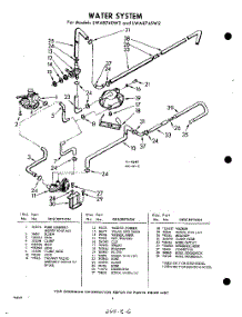 06 - Water System parts for Whirlpool Washer LWA8740W2 / from AppliancePartsPros.com