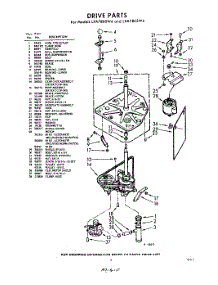 03 - Drive parts for Whirlpool Washer LXA7860W4 / from AppliancePartsPros.com