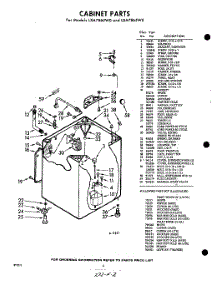 02 - Cabinet parts for Whirlpool Washer LXA7865W0 / from AppliancePartsPros.com