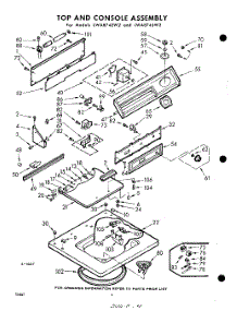 04 - Top And Console parts for Whirlpool Washer LWA8745W2 / from AppliancePartsPros.com