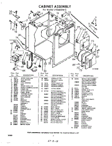 02 - Section parts for Whirlpool Dryer LVE6600W0 / from AppliancePartsPros.com