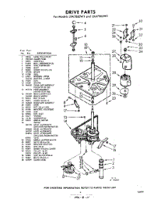 03 - Drive parts for Whirlpool Washer LXA7865W1 / from AppliancePartsPros.com