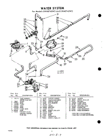 06 - Water System parts for Whirlpool Washer LWA8745W3 / from AppliancePartsPros.com