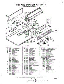 03 - Section parts for Whirlpool Dryer LVE6700W0 / from AppliancePartsPros.com