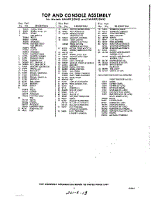 05 - Section parts for Whirlpool Washer LWA9920W0 / from AppliancePartsPros.com