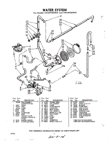 06 - Water System parts for Whirlpool Washer LWA9920W0 / from AppliancePartsPros.com