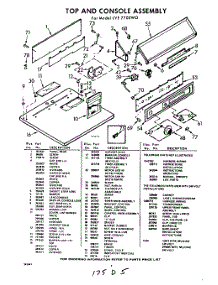 02 - Section parts for Whirlpool Dryer LVE7700W0 / from AppliancePartsPros.com