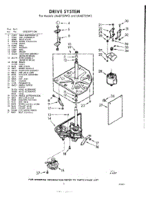 03 - Drive parts for Whirlpool Washer LXA8700W3 / from AppliancePartsPros.com
