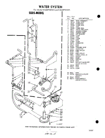 06 - Water System parts for Whirlpool Washer LXA8700W3 / from AppliancePartsPros.com