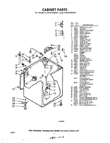 02 - Cabinet parts for Whirlpool Washer LWA9920W1 / from AppliancePartsPros.com