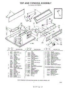 03 - Section parts for Whirlpool Dryer LVE7900W1 / from AppliancePartsPros.com