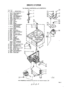 03 - Drive parts for Whirlpool Washer LXA8700W6 / from AppliancePartsPros.com