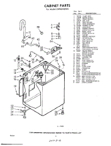 02 - Section parts for Whirlpool Washer LWB3100W0 / from AppliancePartsPros.com