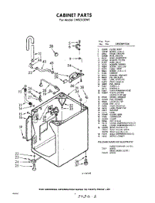 02 - Section parts for Whirlpool Washer LWB3100W1 / from AppliancePartsPros.com