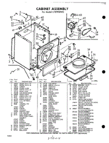 04 - Cabinet parts for Whirlpool Dryer LVE9900W0 / from AppliancePartsPros.com