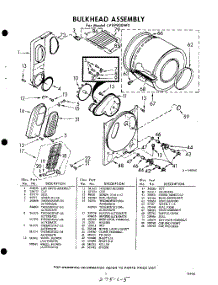 05 - Bulkhead parts for Whirlpool Dryer LVE9900W0 / from AppliancePartsPros.com