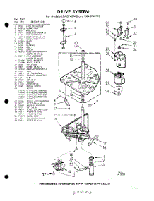 03 - Drive parts for Whirlpool Washer LXA8740W0 / from AppliancePartsPros.com