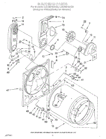 03 - Section parts for Whirlpool Dryer LGC6848AZ0 / from AppliancePartsPros.com