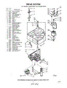 03 - Drive parts for Whirlpool Washer LXA8740W1 / from AppliancePartsPros.com