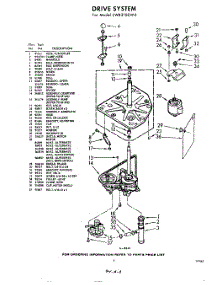03 - Drive parts for Whirlpool Washer LWB3100W6 / from AppliancePartsPros.com